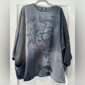Blue Fish Writers Pocket Sweatshirt - Ghost Bloom